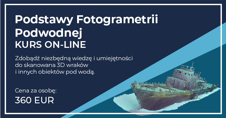 Podstawy Fotogrametrii Podwodnej - kurs on-line. Podstawowy kurs fotogrametrii podwodnej. SEAmagination. Fotogrametria, Edukacja, Dokumentacja.