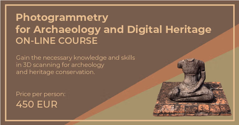 Photogrammetry for Archaeology and Digital Heritage - on-line course. SEAmagination. Photogrammetry, Education, Documentation