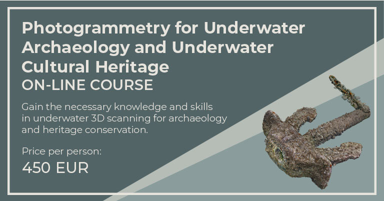 Underwater Photogrammetry for Archaeology and Digital Heritage - on-line course. Advanced Skills in Aerial and Land Photogrammetry. SEAmagination. Photogrammetry, Education, Documentation