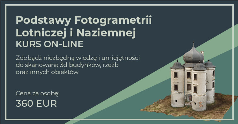 Kurs fotogrametrii on-line. Podstawy Fotogrametrii Lotniczej i Naziemnej