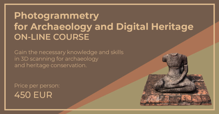 Online courses for archaeologists, photography and photogrammetry in archaeology| photogrammetry in archaeology