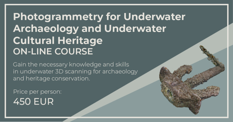 Underwater photogrammetry course for underwater archaeology and heritage.
